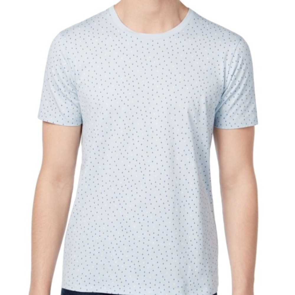 Ben Sherman Men's Slim-Fit Triangle-Print T-Shirt